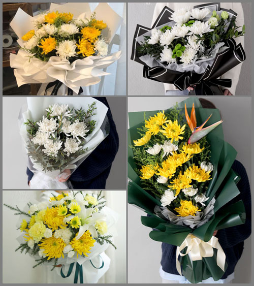 云南昆明禄劝县乌东德镇白事花束代送